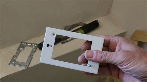 how to fix a protruding electrical box|protruding wall box covers.